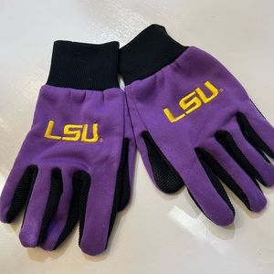 Men’s Large fleece LSU gloves